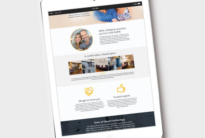 Platinum Dental marketing